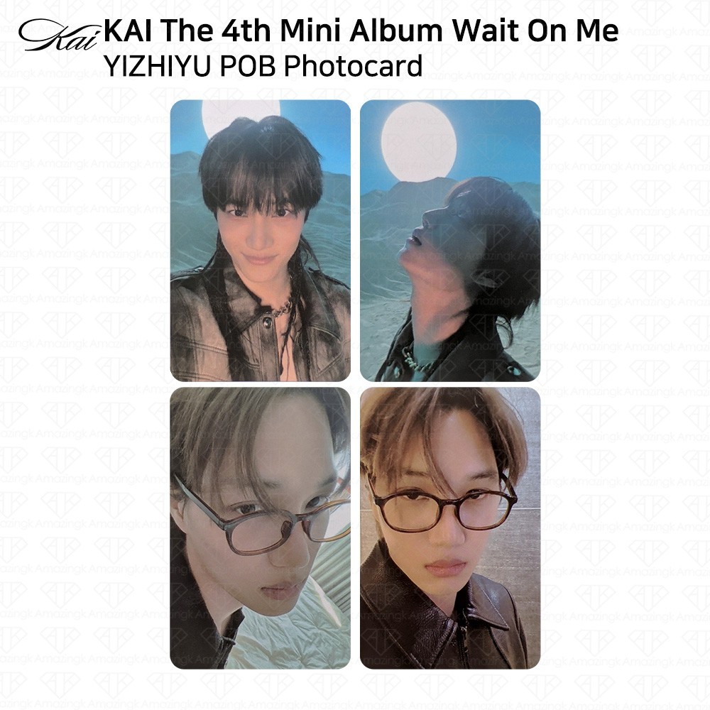 KAI The 4ht Mini Album Wait On Me Yizhiyu POB Photocard EXO KPOP K