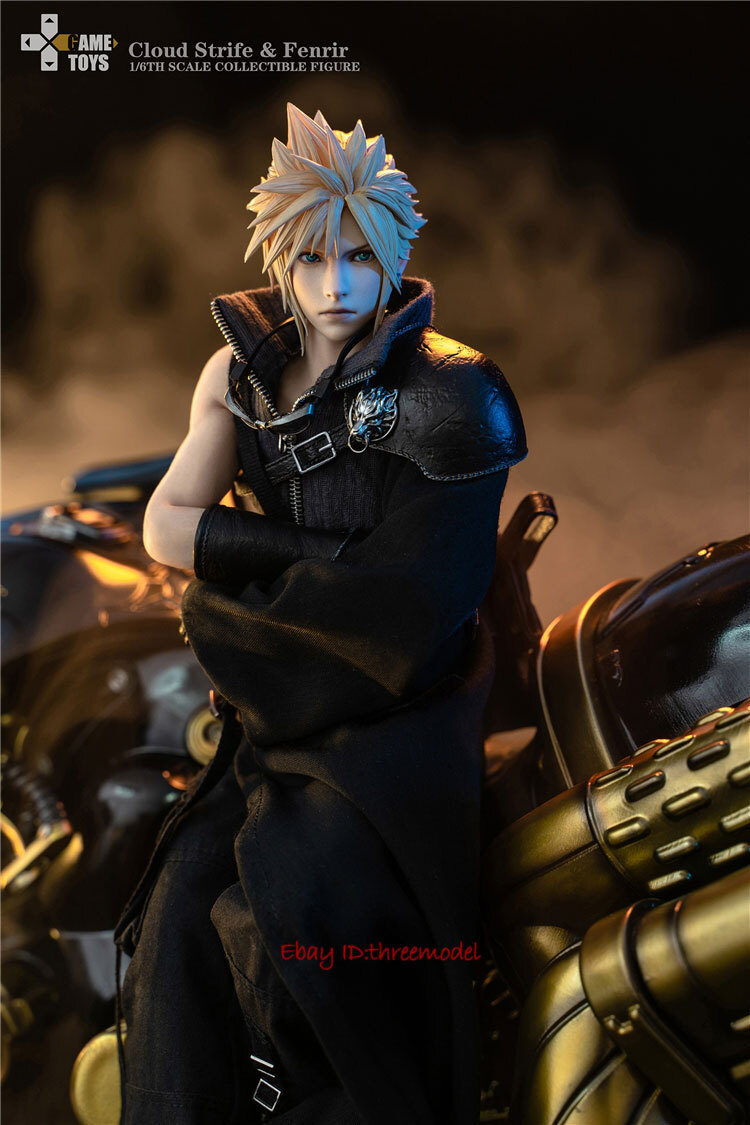 GAMETOYS 1/6 GT-006C FF7 Cloud Strife + Fenrir DX Ver Action