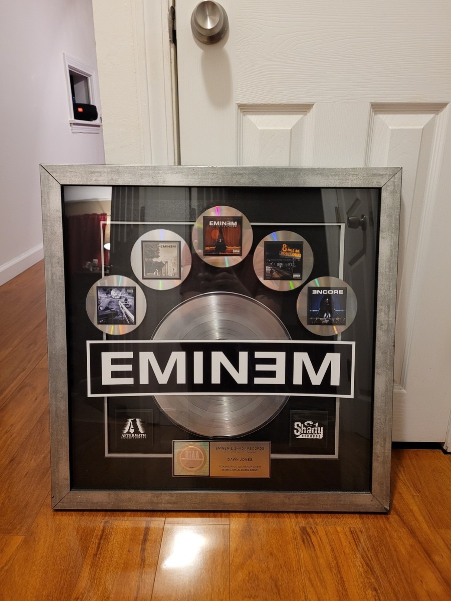 Huge Eminem Diamond RIAA Plaque 25 Million Sold Rare One Of A Kind