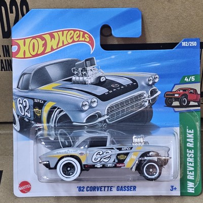 2025 HOT WHEELS MAINLINE SHORT CARD J '62 CORVETTE GASSER HW