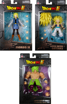Dragon Ball Stars Series 12 Set ~ ANDROID 18, SS BROLY, SS3