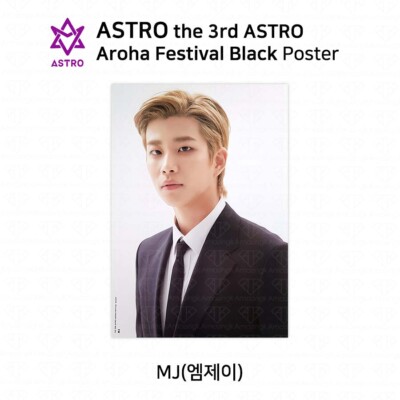 ASTRO AAF 3RD AROHA Festival Black POSTER - Each Member KPOP