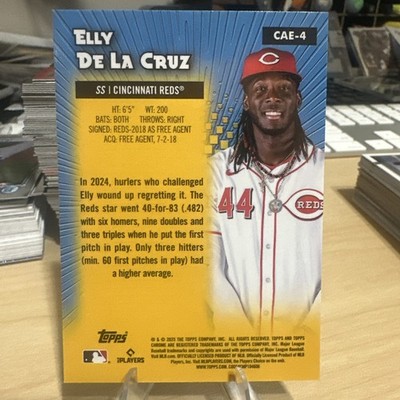 2025 Topps Chrome - All-Etch Elly De La Cruz #CAE-4 | eBay