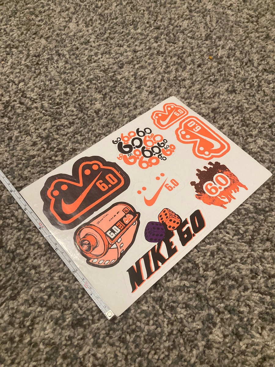 Rare Vintage Nike 6.0 Stickers | eBay