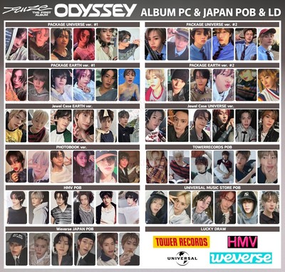 RIIZE The 1st Album ODYSSEY ALBUM PHOTO CARD JAPAN POB LUCKY DRAW