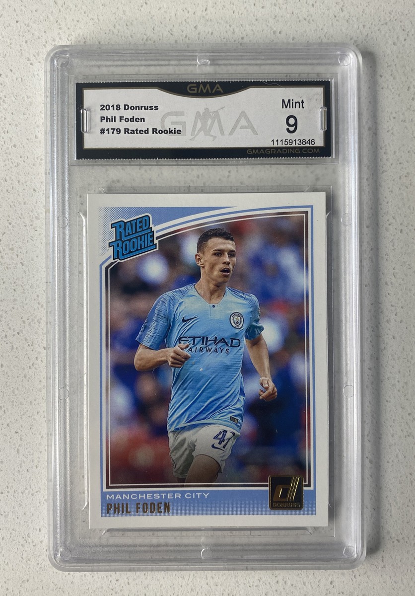 Buy 2018-19 Panini Donruss - Rated Rookie Phil Foden #179 (RC