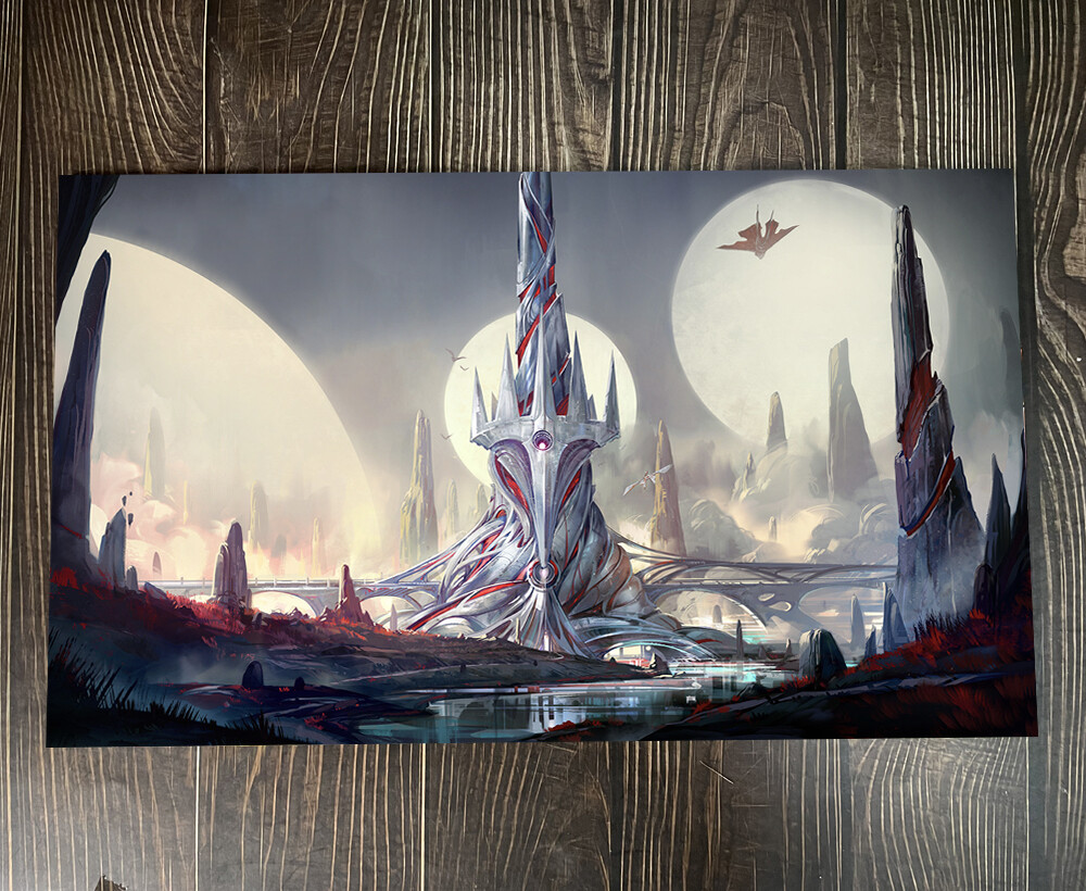 phyrexian angel プレイマット Seb McKinnon サインド phyrexian angel