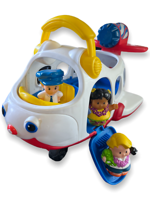 2009 Fisher Price LITTLE PEOPLE Lil' Movers SPIN-N-FLY AIRPLANE