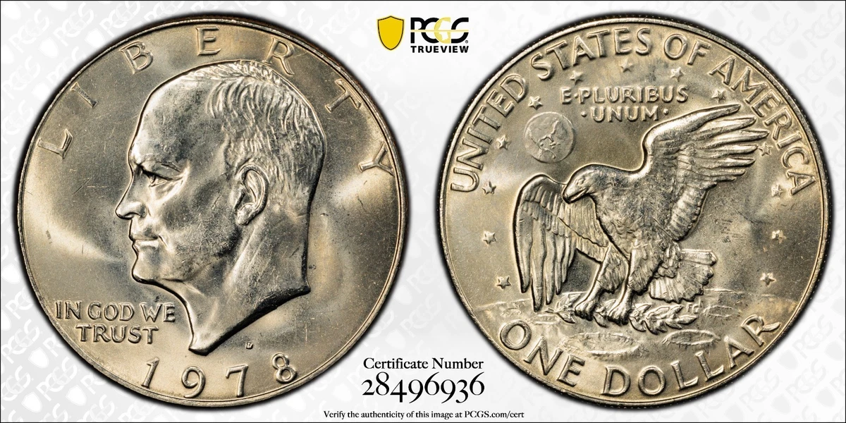 MS 66 Graded 1978 Eisenhower Dollars (1971-1978) for sale | eBay