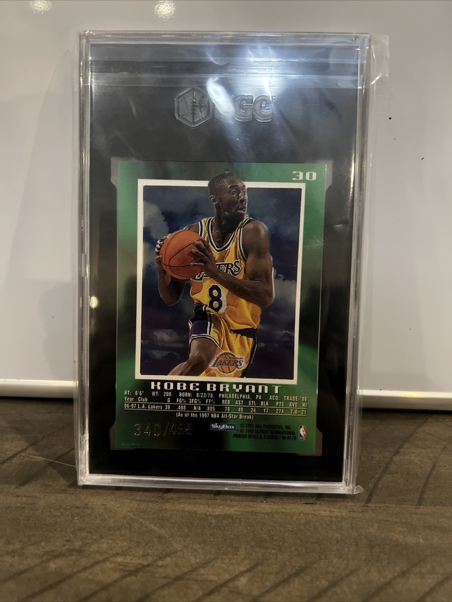 1996-97 Skybox E-X2000 - Kobe Bryant #30 Credentials /499 (RC) for