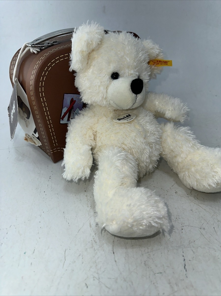 Steiff 28cm Lotte Teddy Bear in Suitcase (White) | eBay