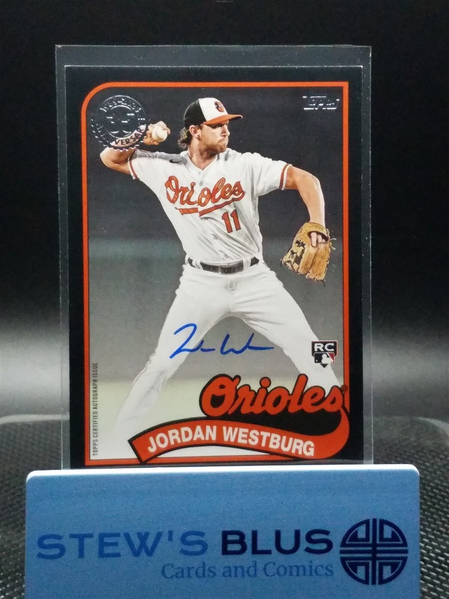 2024 Topps Series 1 Jordan Westberg Auto 1989 Black /199 Orioles