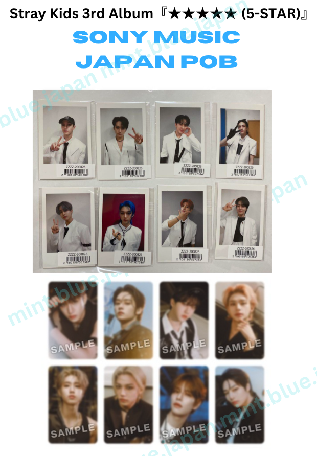 Stray Kids 5 STAR Sony music Japan POB photo card poraroido PC | eBay