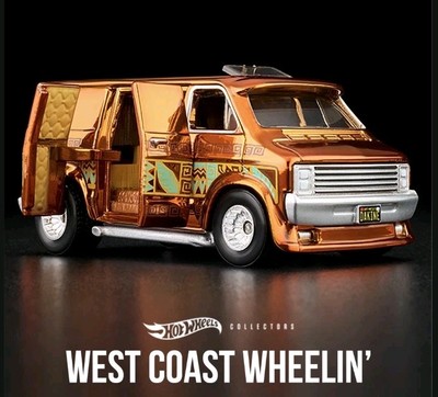 HOT WHEELS RLC EXCLUSIVE '70s DODGE TRADESMAN VAN MATTEL JCP23