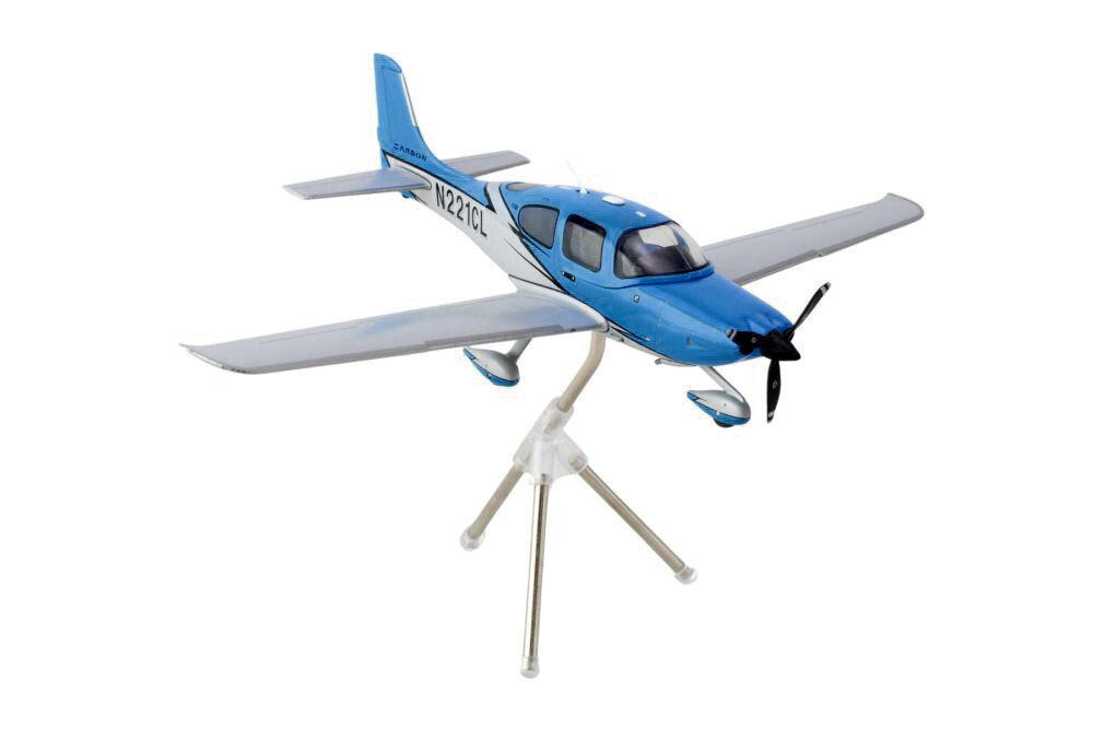 GeminiJets Cirrus SR22 Composite Aircraft (N221CL) Blue 1/72 Model