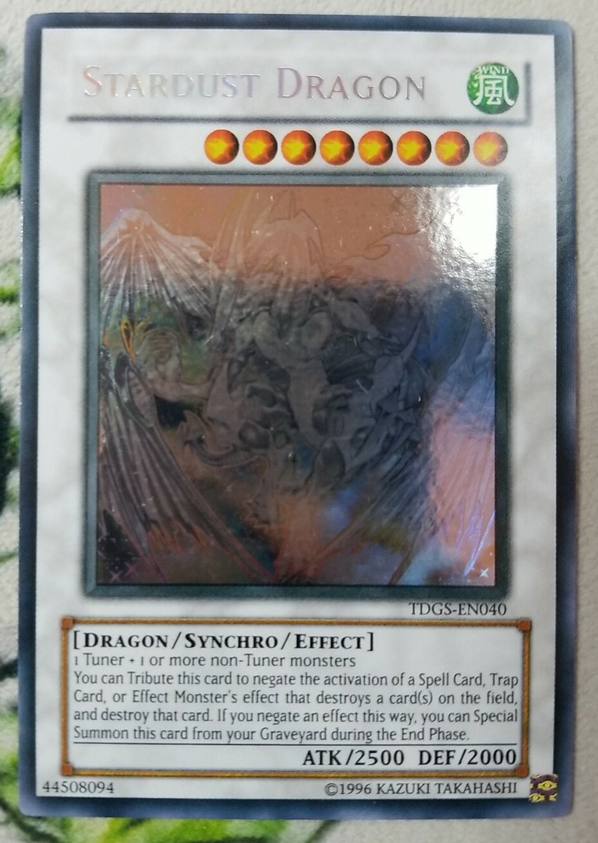 Stardust Dragon TDGS-EN040 Ghost Rare Unlimited Edition Yugioh NM