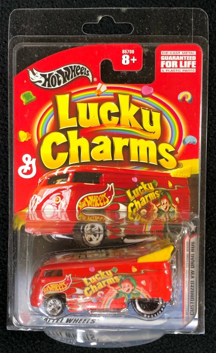 Hot Wheels Lucky Charms Customized VW Drag Bus General Mills Mail