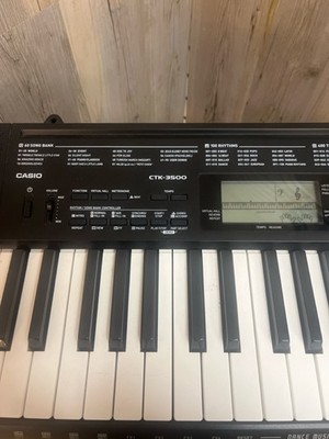Casio CTK-3500 61-Key Portable Keyboard - Black for sale online | eBay