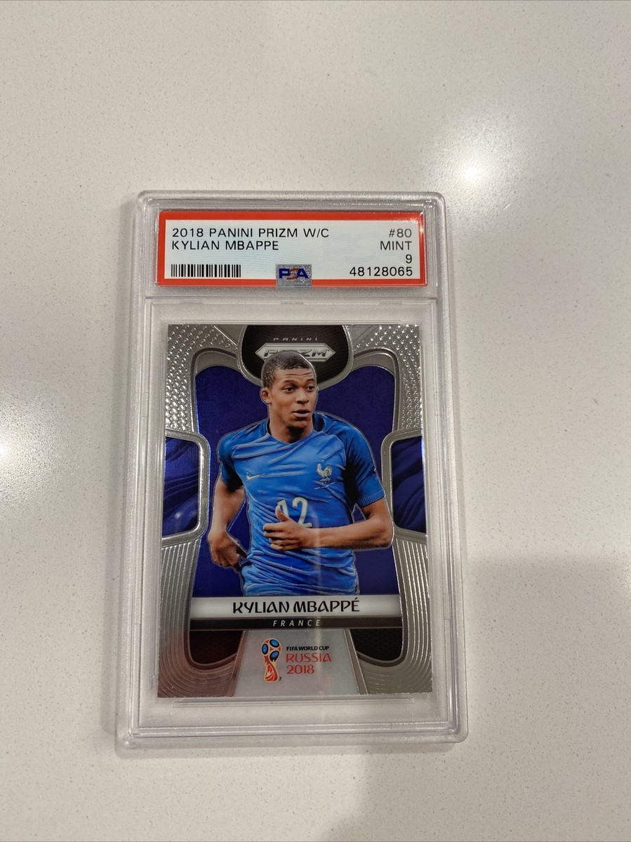 PSA9 RC mbappe panini 2018 W杯 FIFA World Cup Kylian Mbappe 2018
