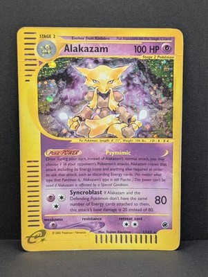 Alakazam 001/165 Expedition Base Set Holo Rare Pokemon TCG