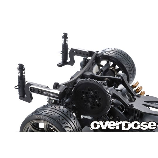 OVERDOSE Aluminum rear body mount (For GALM / GALM ver.2 / Black