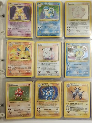 Pokemon - 1999 Base Set - Unlimited & Shadowless Vintage WoTC
