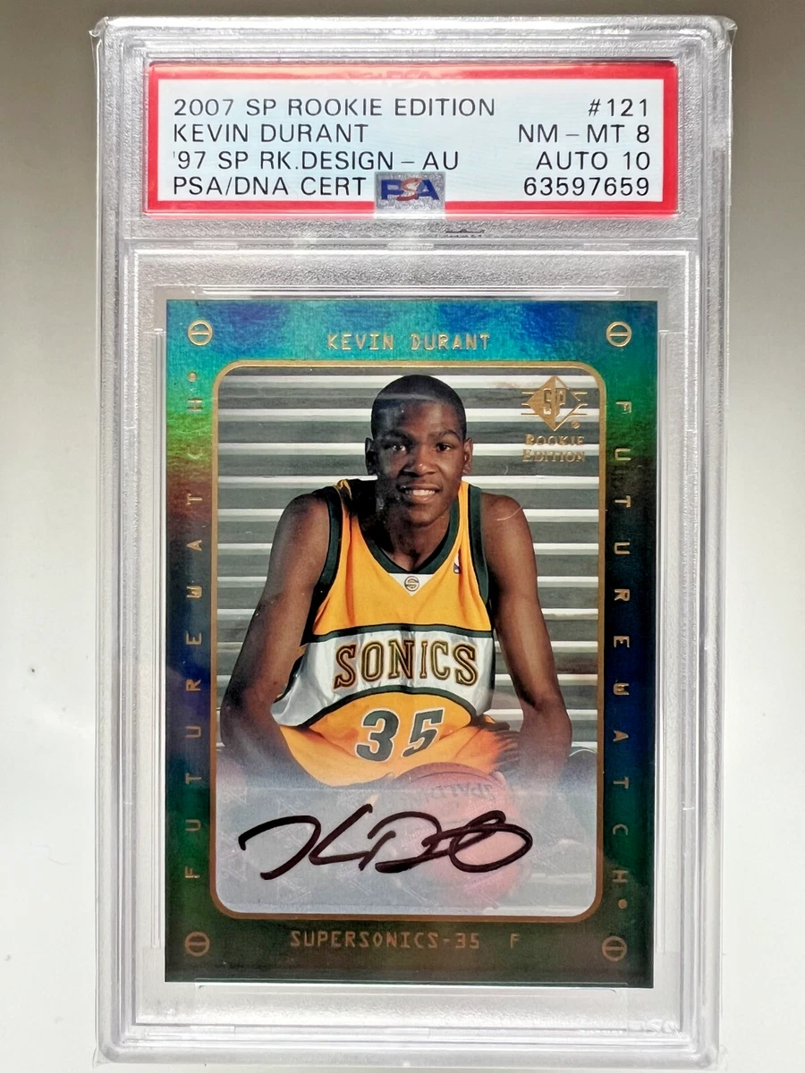 Kevin Durant 10 Graded Basketball Autographed Sports Trading Cards