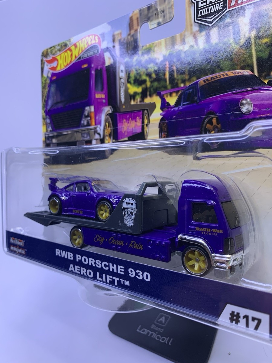Hot wheels Team Transport RWB Porsche 930 Real Riders Car Culture