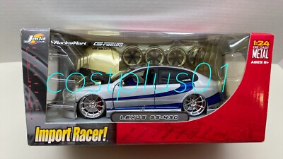 JADA IMPORT RACER LEXUS GS430 WITH EXTRA WHEELS 1:24 SILVER | eBay