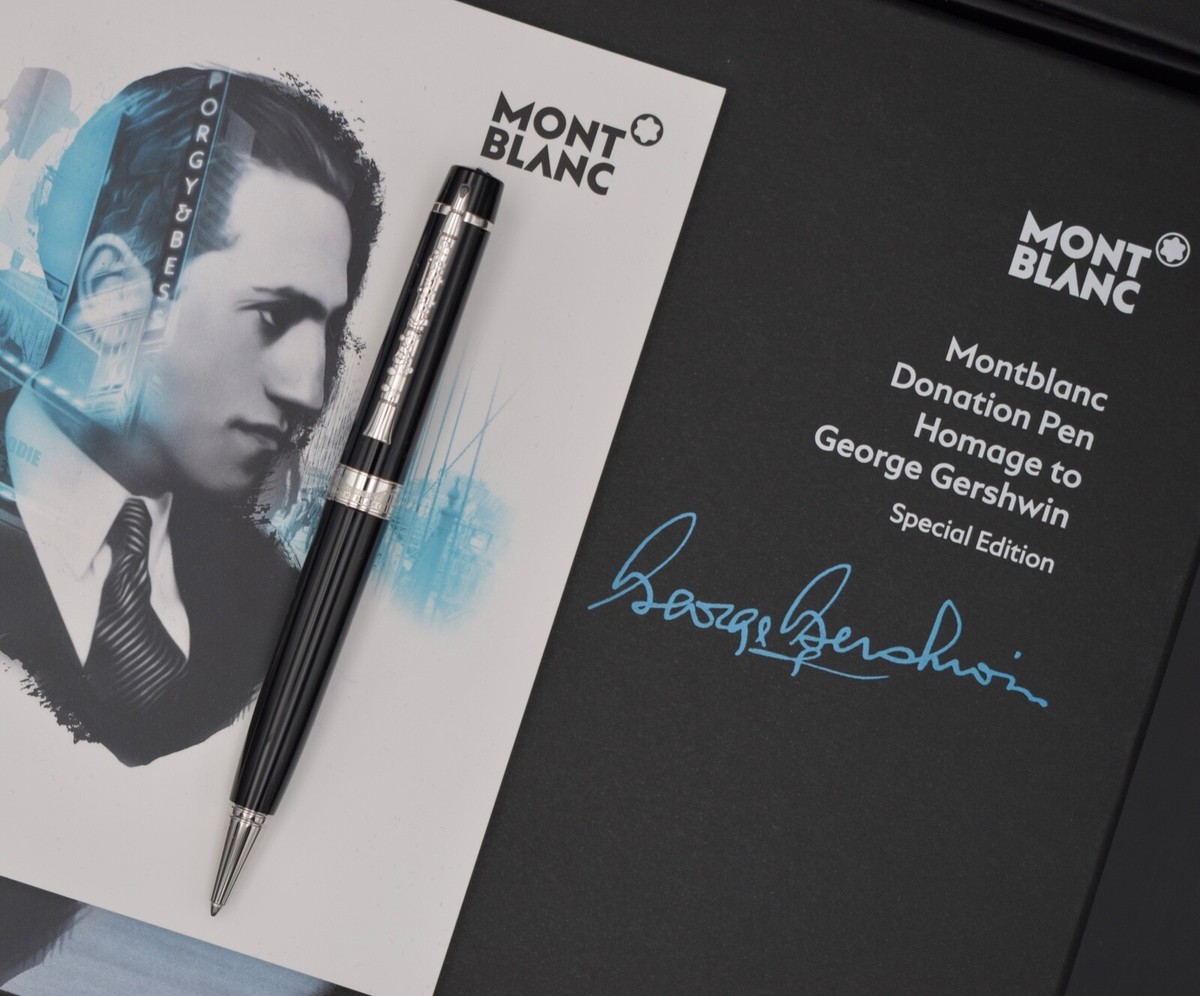 MONTBLANC 2019 Donation Pen Homage to George Gershwin Special