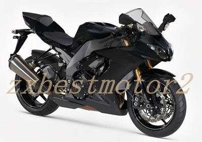 Vivid Black Fairing Kit Fit For Kawasaki Ninja ZX10R 2008 2009