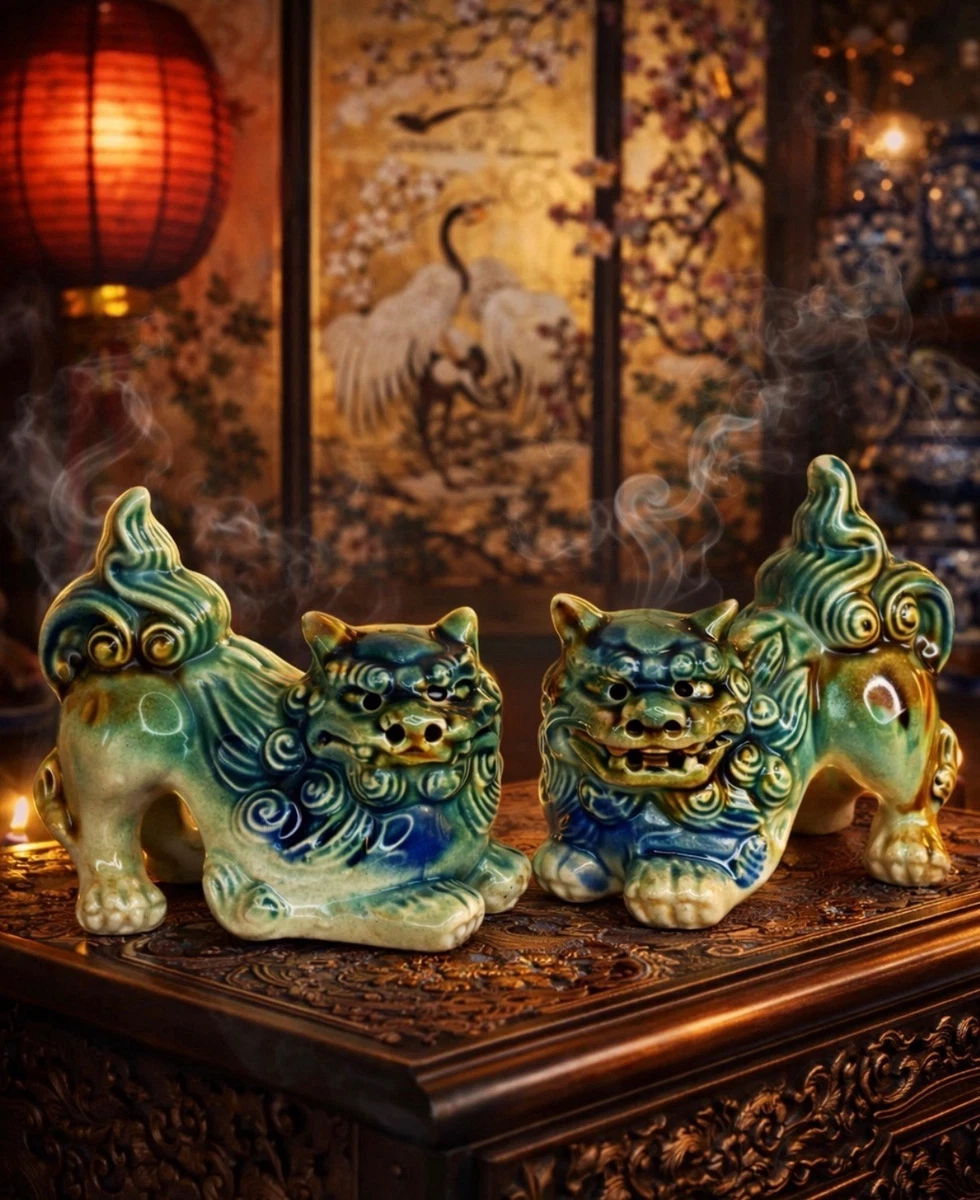 Dog Blue Antique Chinese Figurines & Statues for sale | eBay