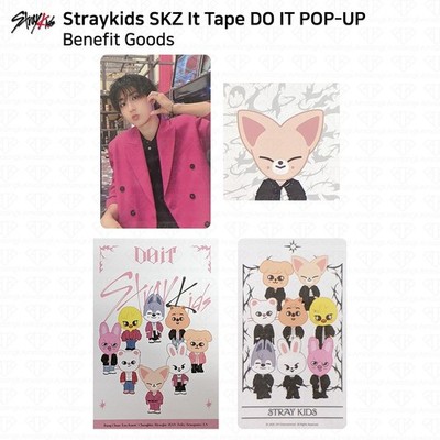 Stray Kids SKZ It Tape DO IT POP-UP STORE Benefit QR Photocard