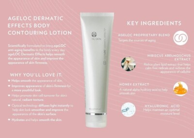 Nu Skin Nuskin ageLOC Dermatic Effects Body Contouring Lotion