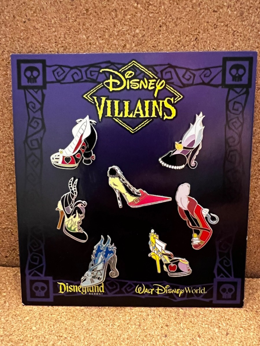 Disney 2013 Villains High Heels Stylized Designer Shoes Booster