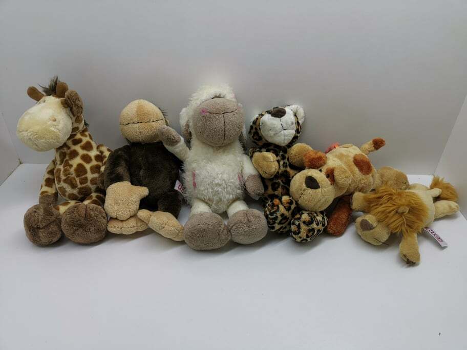 Nici Lion King collection Sheep Dog Leopard Giraffe Monkey plush