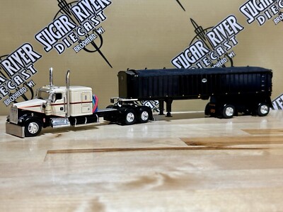 DCP 1/64 Kenworth W900 With Mac Spread Axle Coal Dump semi Truck