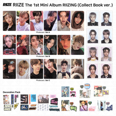 RIIZE The 1st Mini Album RIIZING Collect Book Photocard Portrait