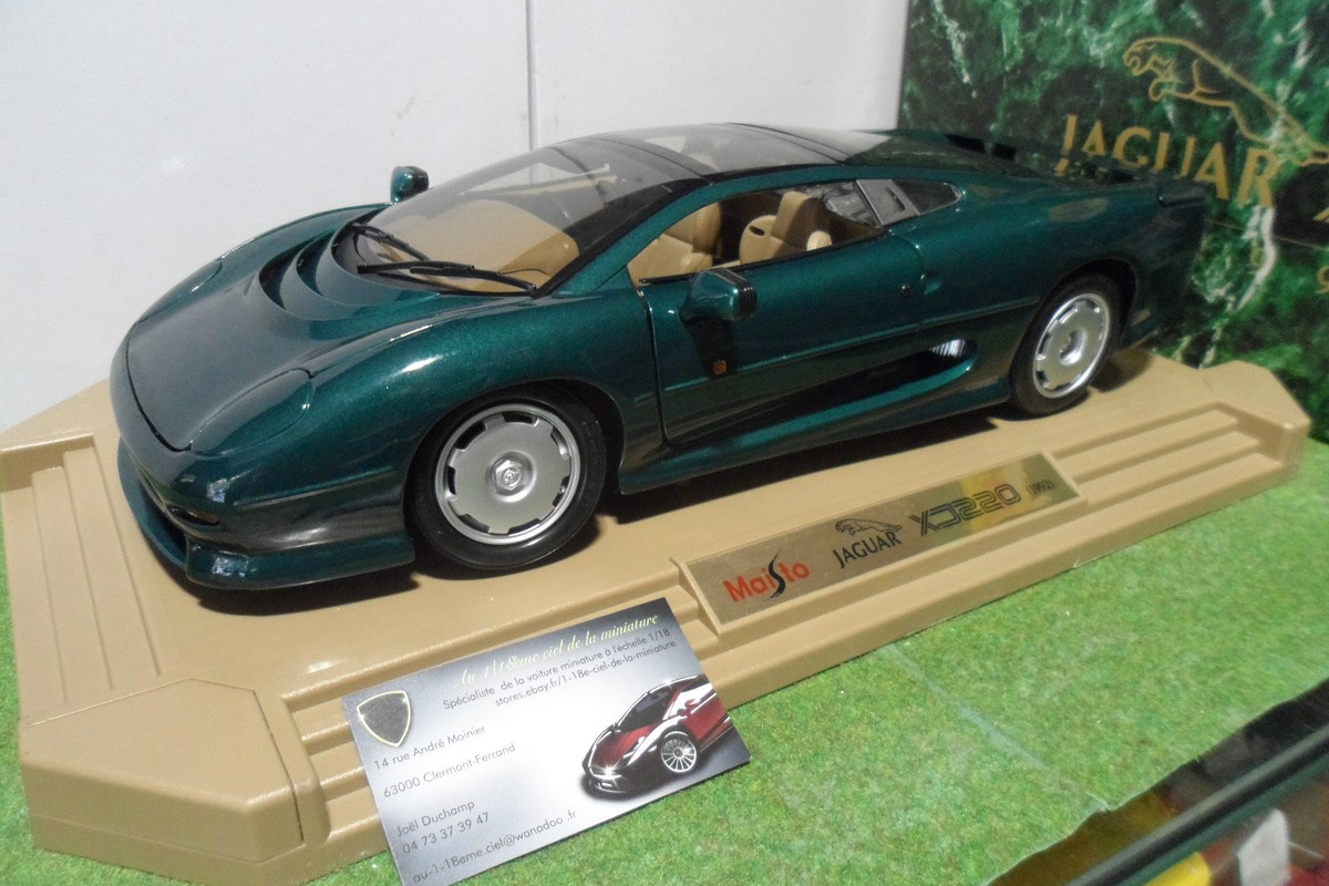 JAGUAR XJ220 vert de 1992 au 1/12 d MAISTO 33201 voiture miniature