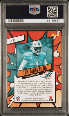 2023 Panini Absolute Tua Tagovailoa Vertical Explosive! SSP Case
