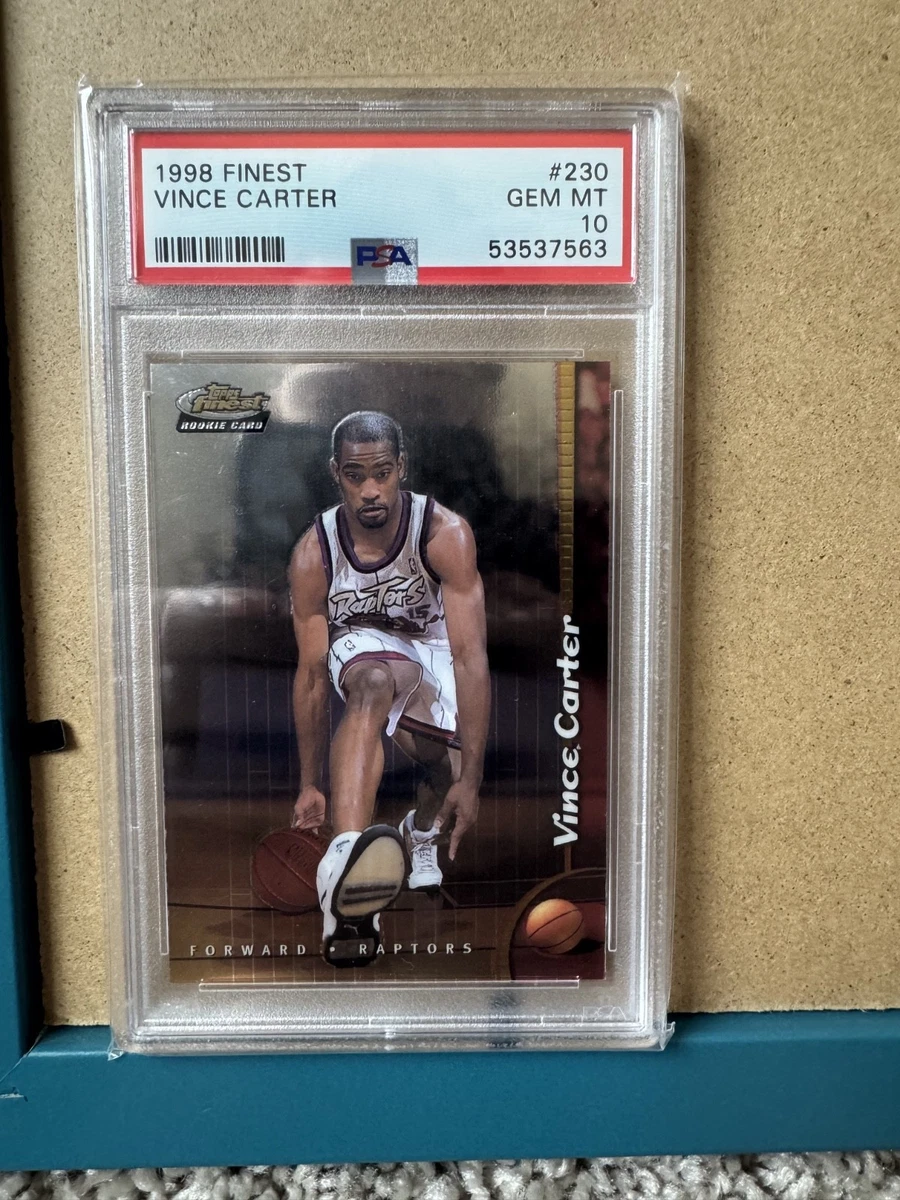 Vince Carter Basketball Grade 10 Rookie Sports Trading Cards