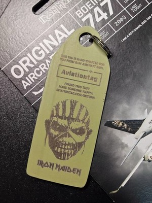 AVIATIONTAG: ED FORCE ONE / IRON MAIDEN 747-400 TF-AAK | eBay