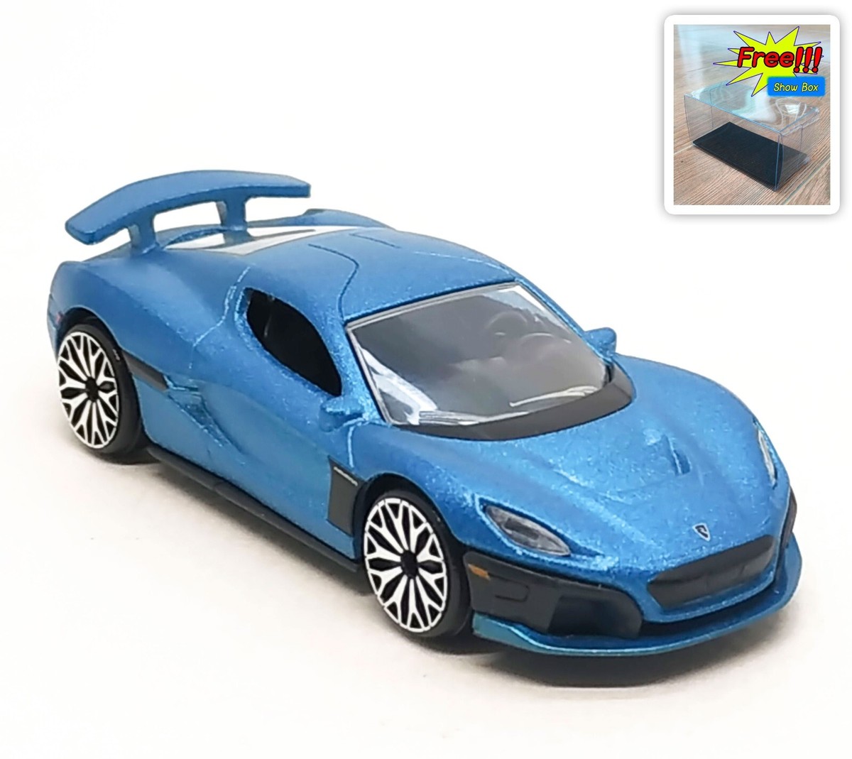 Majorette Rimac Nevera Metallic Blue 1:64 3