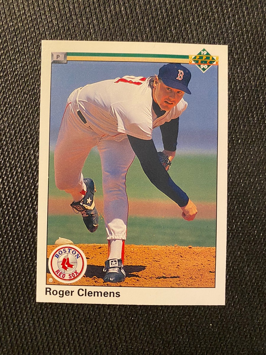 1990 Upper Deck Baseball Card #323 - Roger Clemens - Red Sox | eBay