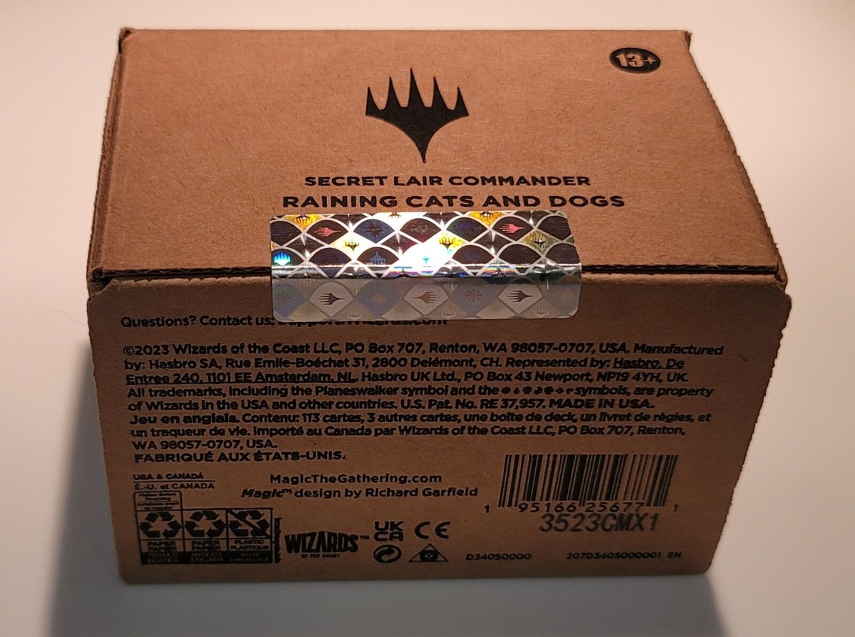 Secret Lair Drop - Raining Cats and Dogs Commander Deck - Factory