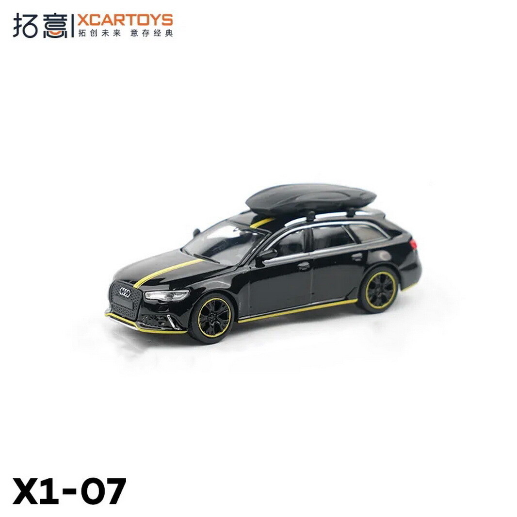 XCARTOYS 1/64 Scale Audi RS6 Avant C7 Black Diecast Car Model Toy