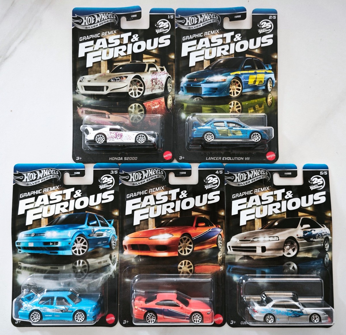 HOT WHEELS 2023/24/25 FAST & FURIOUS SET - MITSUBISHI, HONDA