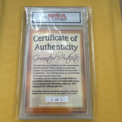 Kobe Bryant / Michael Jordan Dual Game Used Jersey NSA LE Duel