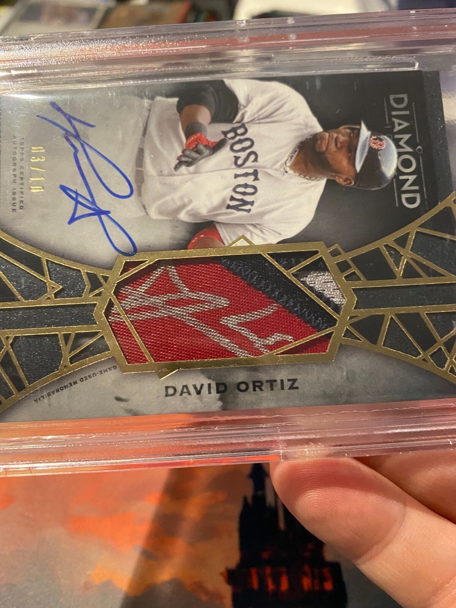 2022 Topps Diamond Icons David Ortiz Patch Autograph BGS 9 | eBay