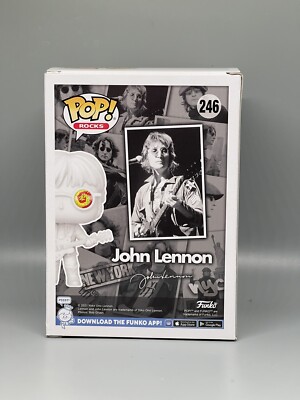 Funko Pop Rocks #246 John Lennon Psychedelic Shades EE Exclusive